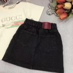 peter rabbit X Gucci tshirt+Gucci jacquard denim half skirt