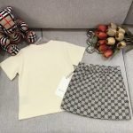 peter rabbit X Gucci tshirt+GG jacquard denim half skirt (1)