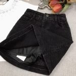 gucci short sleeve+jacquard denim half skirt set (1)