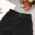 gucci cotton short sleeve tshirt+embroidered denim half skirt