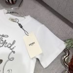 fendi 25 SS Prinnted cotton tshirt (1)