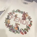 fendi 25 SS Prinnted cotton tshirt (1)
