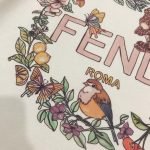 fendi 25 SS Prinnted cotton tshirt (1)
