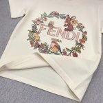 fendi 25 SS Prinnted cotton tshirt (1)