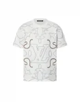 LV Embroidered Cotton T-Shirt