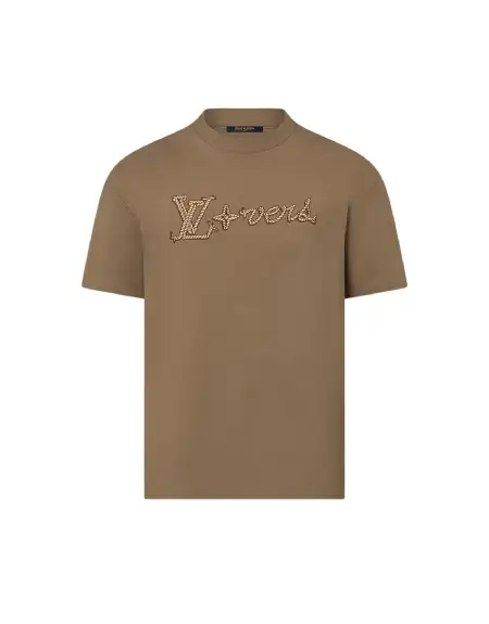 LV Embroidered Signature Cotton T-Shirt