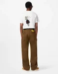 LV Graphic Embroidered Cotton T-Shirt