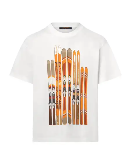LV Printed Cotton T-Shirt