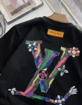 LV printed cotton tshirt