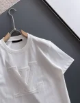 LV round neck embellished cottonn tshirt (9)