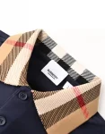 burberry check collar cotton tshirt (5)