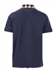 burberry check collar cotton tshirt (5)