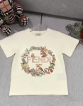 fendi 25 SS Prinnted cotton tshirt (1)