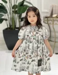 Fendi animal park kids girl dress