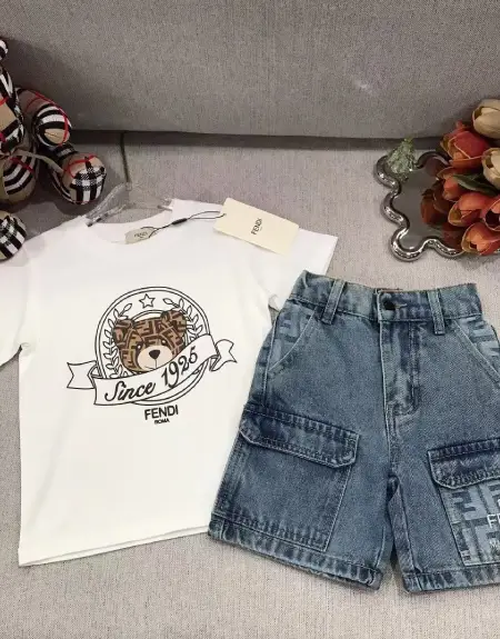 Fendi limited series bear short set