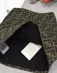 fendi short sleeve+jacquard denim half skirt set (6)