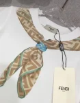 fendi short sleeve+jacquard denim half skirt set (6)
