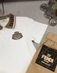 fenndi turn up polo shirt+embroidered slub shorts (7)