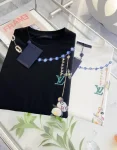 lv cotton printed round neck tshirt (1)