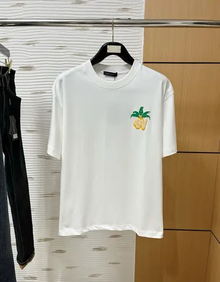 LV short sleeve cotton crew neck