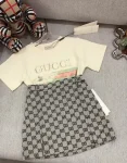 peter rabbit X Gucci tshirt+GG jacquard denim half skirt (1)