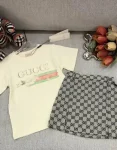 peter rabbit X Gucci tshirt+GG jacquard denim half skirt (1)